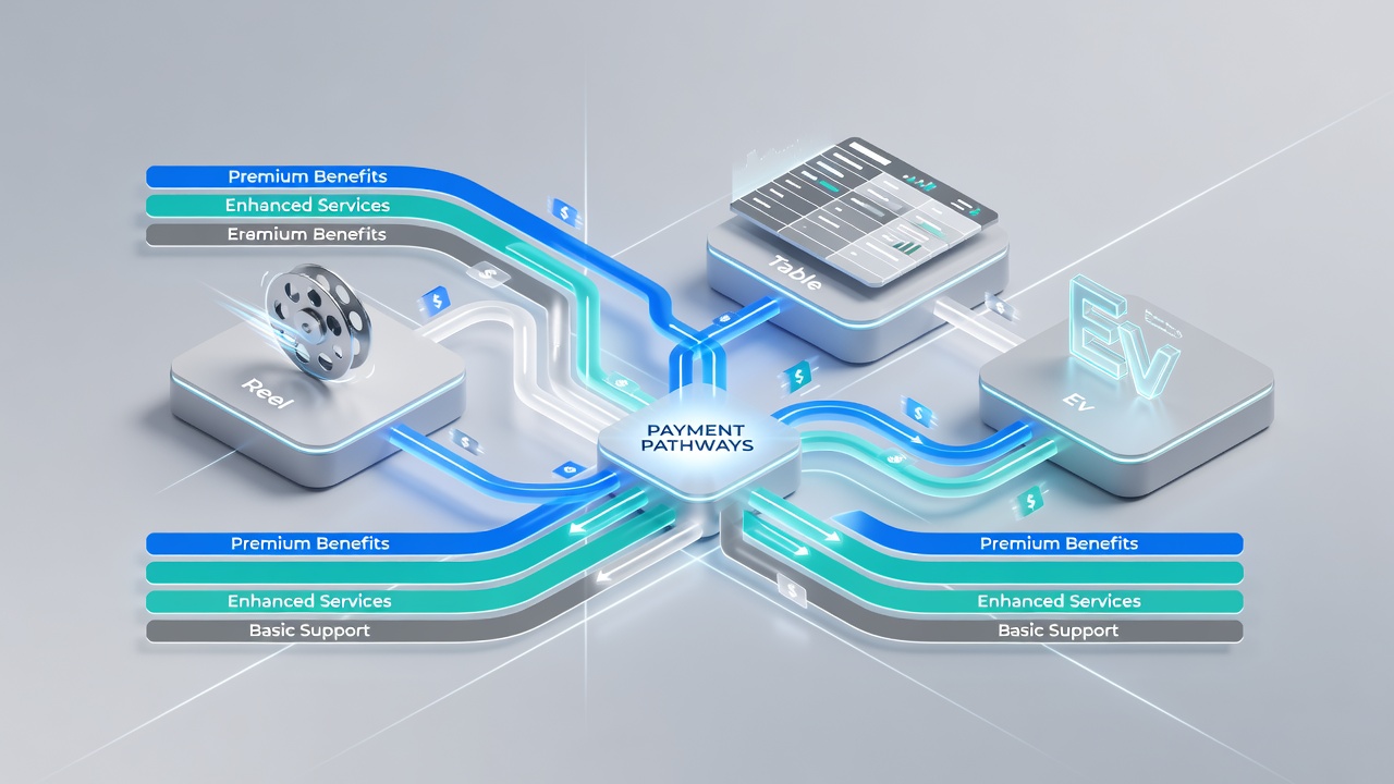 Visualisierung der Synchronisation von Transaktionsflüssen mit Loyalitätsprogrammen über verschiedene Wettkategorien