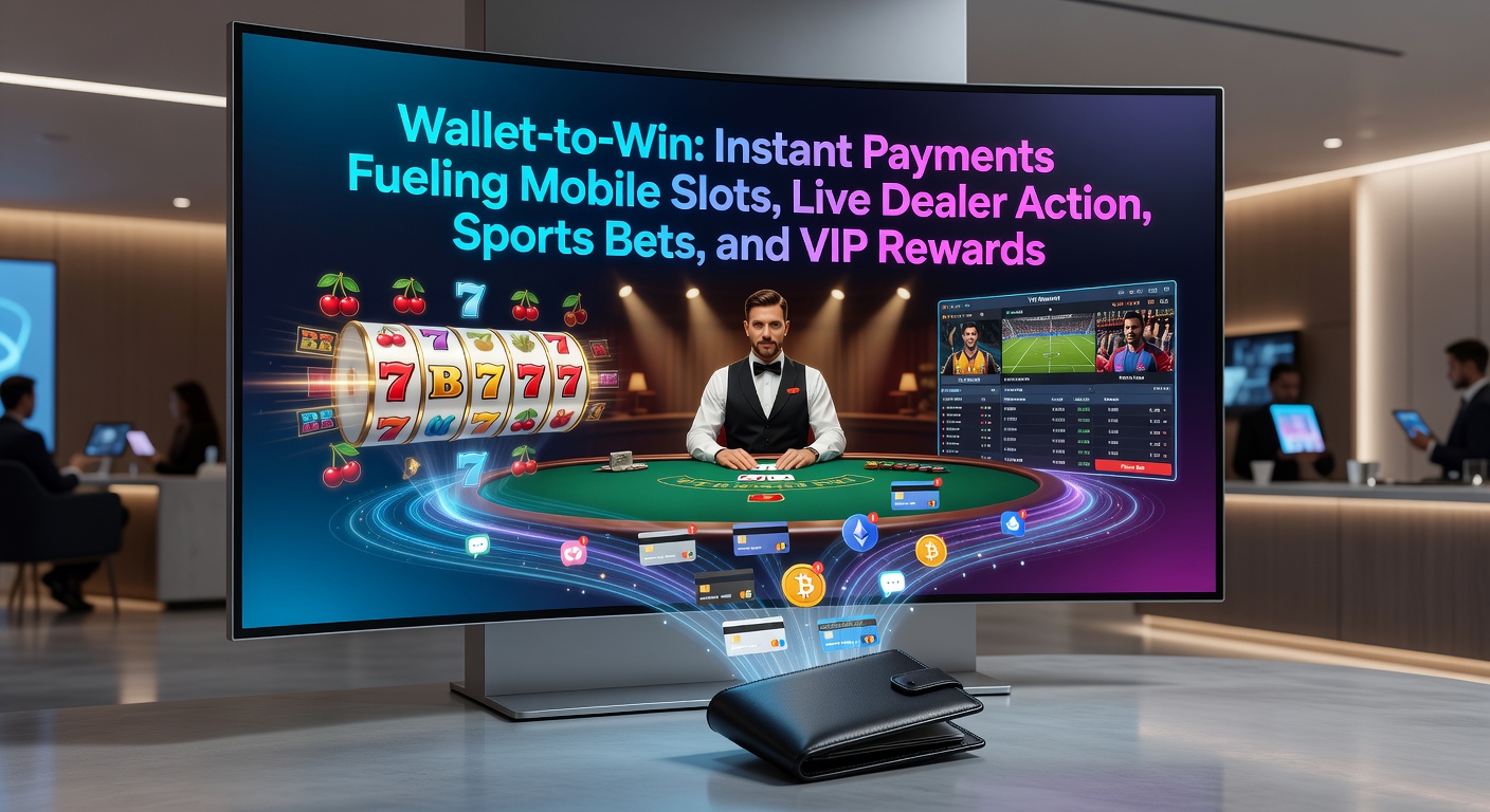 Live-Dealer-Tisch mit Roulette und Dealer, neben Wallet-App auf Smartphone-Display